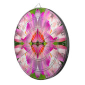 Cible De Fléchettes FLEUVE PURPLE - Art Fractal - (Devant droit)