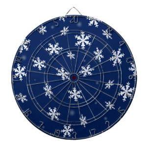 Cible De Fléchettes Flocon de neige