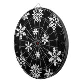 CIBLE DE FLÉCHETTES FLOCONS DE NEIGE D'HIVER (Devant droit)