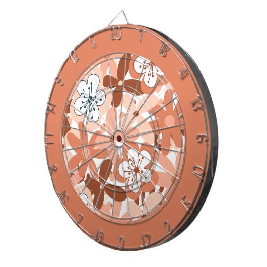 Cible De Fléchettes Floral (Devant droit)