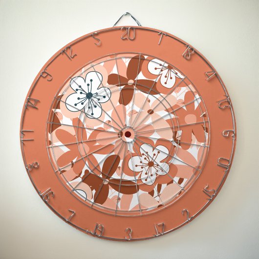 Cible De Fléchettes Floral