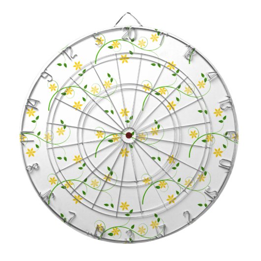 Cible De Fléchettes Flore et Fleurs (Devant)