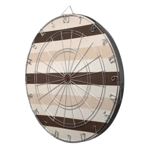 Cible De Fléchettes Foncé Beige Brown (Devant droit)