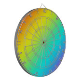 Cible De Fléchettes fondu arc-en-ciel (Devant gauche)