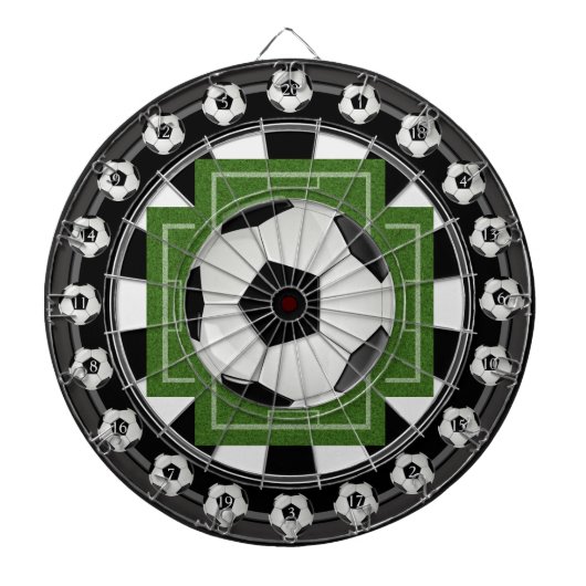 Cible De Fléchettes Football (Football) Multi-Cible 20 Nombre Tableau  (Devant)