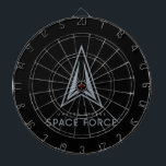 Cible De Fléchettes Force spatiale des États-Unis<br><div class="desc">Célébrez la Force spatiale des États-Unis avec un design inspirant et audacieux avec des éléments patriotiques. Parfait pour honorer le dévouement et les réalisations de cette branche militaire d'élite tout en mettant en valeur la fierté nationale.</div>