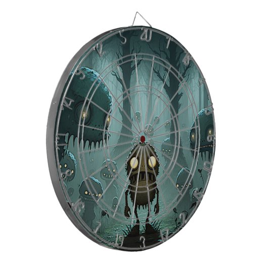 Cible De Fléchettes Forêt hantée - Monstres Éffrayants (Devant gauche)