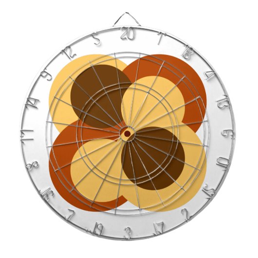 Cible De Fléchettes Formes géométriques Abstraites (Devant)