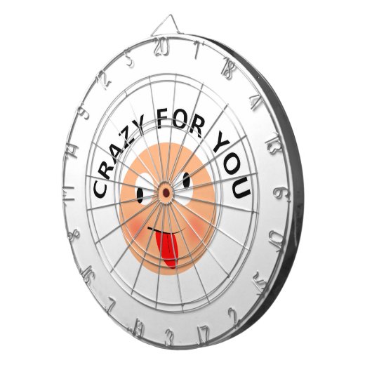 Cible De Fléchettes Fou pour toi (Devant droit)