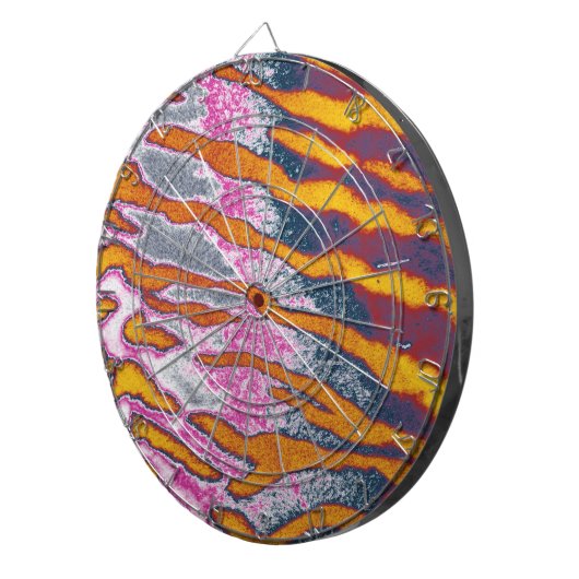 Cible De Fléchettes Fourrure de tigre d'art 2 (Devant droit)