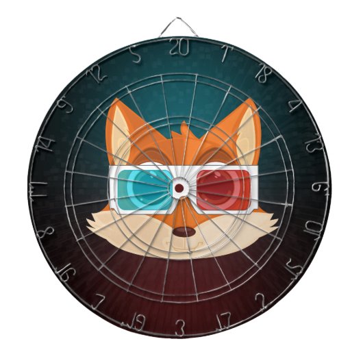 Cible De Fléchettes Fox - 3D (Devant)
