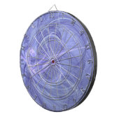 Cible de flechettes fractale Abstraite bleue (Devant droit)