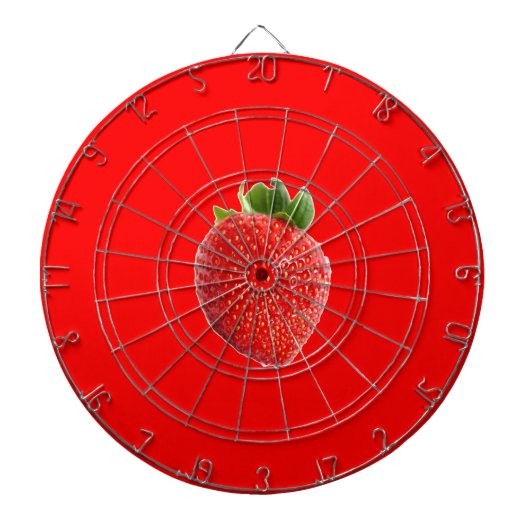 Cible De Fléchettes Fraise d'été (Devant)
