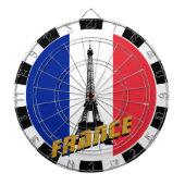 Cible De Fléchettes France Dartboard & French Flag, Paris / jeu (Devant)