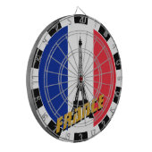 Cible De Fléchettes France Dartboard & French Flag, Paris / jeu (Devant gauche)