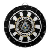 Cible De Fléchettes Freemason (Devant)