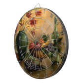 Cible De Fléchettes Fruits et vin avec des tonalités d'automne (Devant droit)