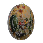 Cible De Fléchettes Fruits et vin avec des tonalités d'automne (Devant gauche)