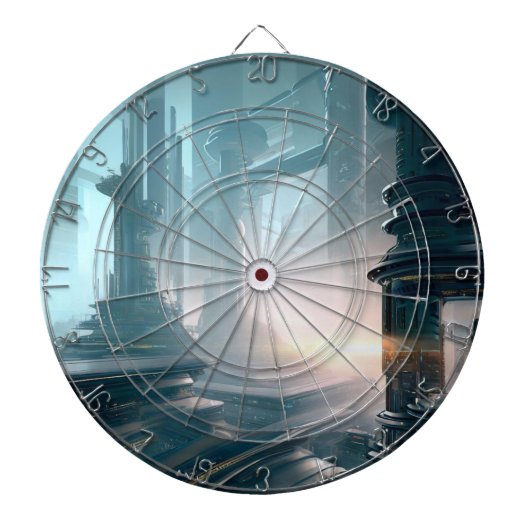 Cible De Fléchettes FSF Futuristic City (4) (Devant)