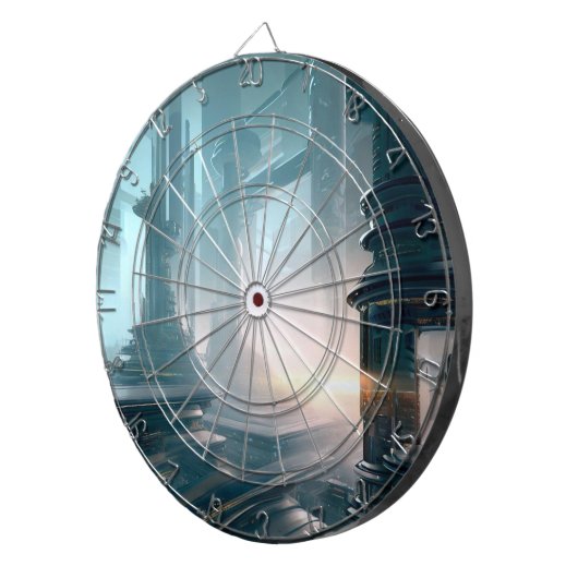 Cible De Fléchettes FSF Futuristic City (4) (Devant droit)