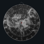 Cible De Fléchettes fumée foncée<br><div class="desc">la conception foncée avec le mélange blanc de smokey il augmentent la conception de totalité.</div>