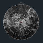 Cible De Fléchettes fumée foncée<br><div class="desc">la conception foncée avec le mélange blanc de smokey il augmentent la conception de totalité.</div>