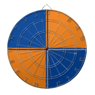 Cible De Fléchettes Fun Blue & Orange Darboard