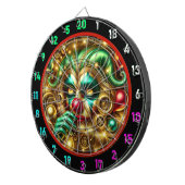 Cible De Fléchettes Funny Rainbow Clown Dartboard avec ballons (Devant droit)