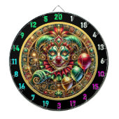 Cible De Fléchettes Funny Rainbow Clown Dartboard avec ballons (Devant)