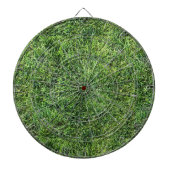Cible De Fléchettes Funny vert herbe texture motif vrai photo fun (Devant)
