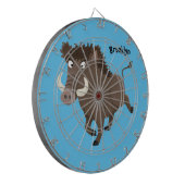 Cible De Fléchettes Funny wild boar razorback cartoon illustration (Devant gauche)