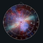 Cible De Fléchettes Galaxy M82 Hubble NASA<br><div class="desc">Cette image rouge, turquoise, violette et bleue de la galaxie M82 - aussi connue sous le nom de NGC 3034 - est un composite coloré créé à partir de données provenant du télescope spatial Hubble, de l'Observatoire des rayons X de Chandra et du télescope spatial Spitzer. Crédit photo : NASA,...</div>