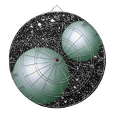 Cible de flechettes Geeky planétaire de cadeau de (Devant)