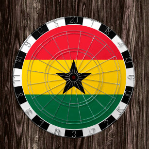 Cible De Fléchettes Ghana Dartboard & Ghanaian Flag / jeu-board