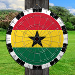 Cible De Fléchettes Ghana Dartboard & Ghanaian Flag / jeu-board<br><div class="desc">Tableau de bord : fléchettes du drapeau ghanéen et ghanéen,  jeux de plaisir en famille - amour mon pays,  jeux d'été,  vacances,  fête des pères,  fête d'anniversaire,  étudiants de l'université / fans de sports</div>