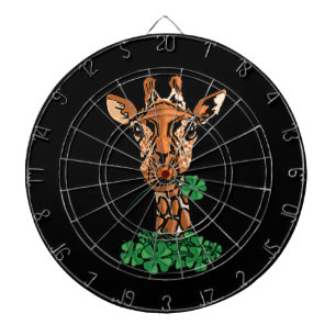 Cible De Fléchettes Giraffe de la fête de St. Patricks