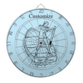 Cible De Fléchettes Girl Power Sculling Boat Thunder_Cove (Devant)