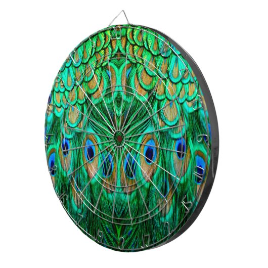 Cible De Fléchettes Glorious Peacock (Devant droit)