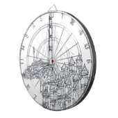 Cible De Fléchettes Golden Gate (Devant droit)