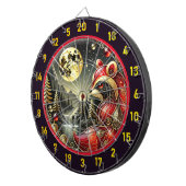 Cible De Fléchettes Golden Moon Points forts Bold Red Raccoon (Devant droit)