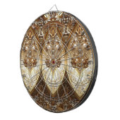 Cible De Fléchettes Golden Ornate Dartboard (Devant droit)