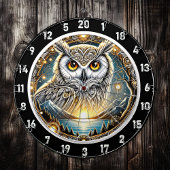 Cible De Fléchettes Golden Owl Starlight Design