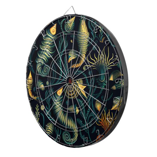 Cible De Fléchettes Golden Reefs (Devant droit)