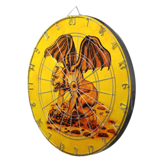 Cible De Fléchettes Golem Gargoyle (Devant droit)