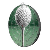 Cible De Fléchettes Golf Ball on Tee (Devant droit)