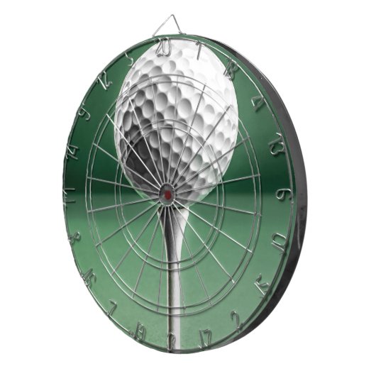 Cible De Fléchettes Golf Ball on Tee (Devant droit)