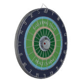 Cible De Fléchettes Golf Papa Trou Dans Un Golfeur (Devant gauche)