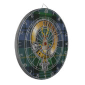 Cible De Fléchettes Gordon Tartan & Badge (Devant gauche)