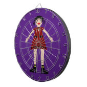 Cible De Fléchettes Gothique Halloween Vampire Lady (Devant droit)