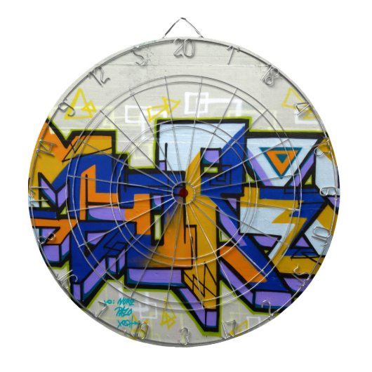 Cible De Fléchettes Graffiti (Devant)